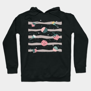 Abstract Strawberry Hoodie